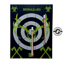 Load image into Gallery viewer, Toxic Green Wild Buck Attack Axe Throwing Target With Axe Included
