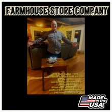 Load image into Gallery viewer, Timber Framed Deluxe Gun Concealment American Flag Coffee Table

