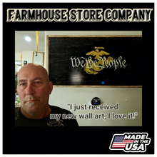 Load image into Gallery viewer, Large We The People USMC Concealment Wall Art
