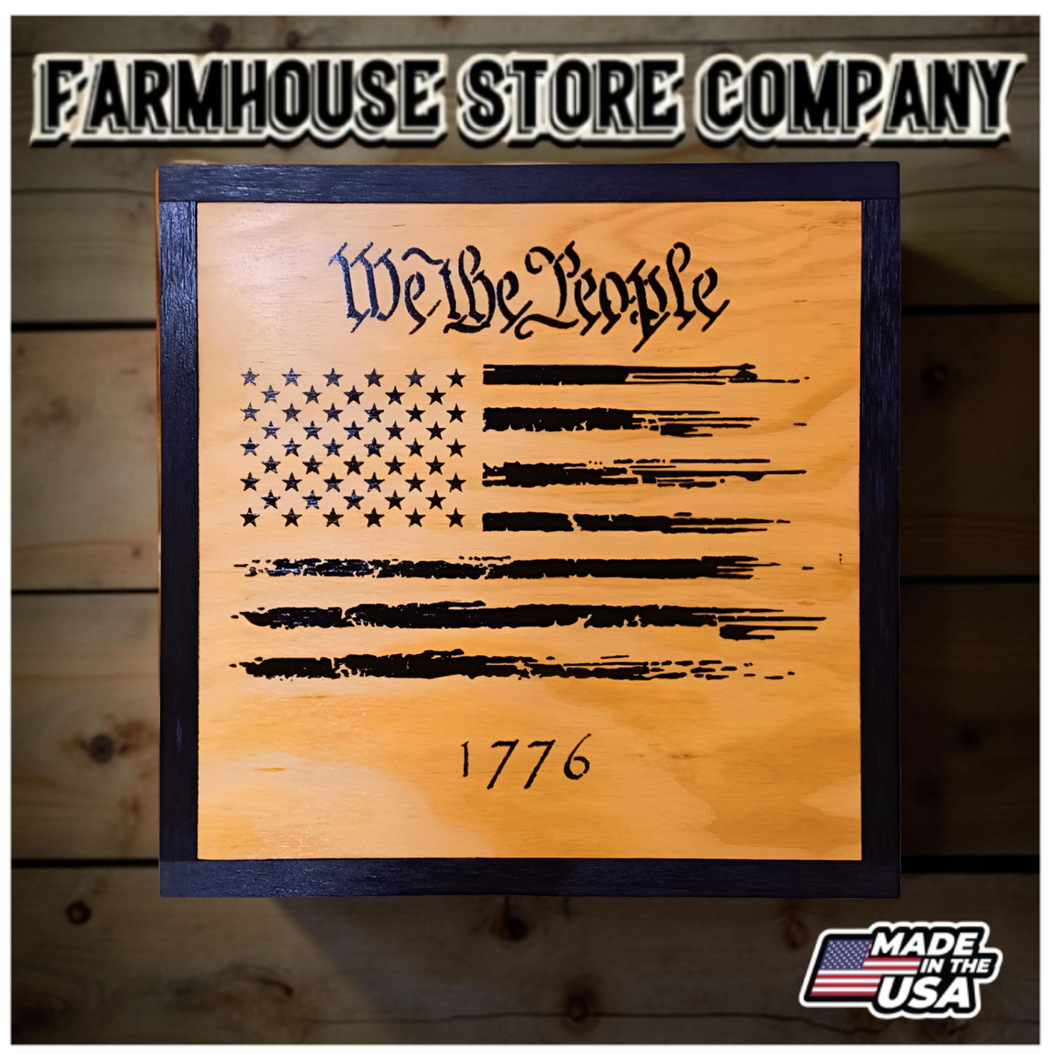 We The People Deluxe Handgun Concealment Wall Art