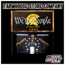 Load image into Gallery viewer, Deluxe XL Charred Spartan Handgun Concealment Wall Art
