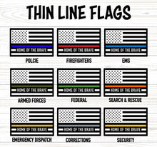 Load image into Gallery viewer, Large Charred Deluxe Pick Your Design Thin Line Concealment Flags Wall Art 2.0

