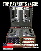 Load image into Gallery viewer, The Patriot's Cache Strong Box Old Glory &amp; US Army Design
