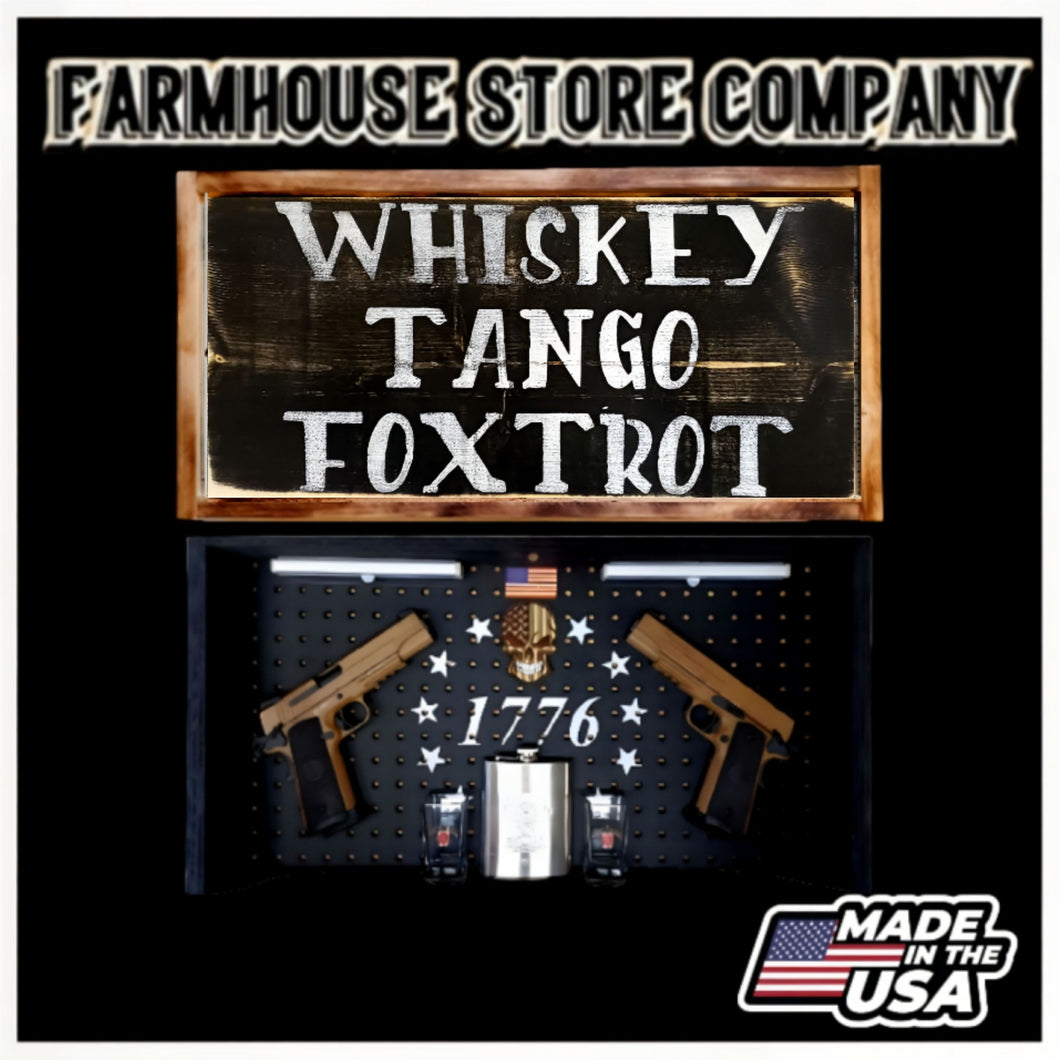 WTF Deluxe Gun Concealment Flag Wall Art