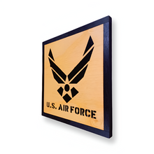 Load image into Gallery viewer, US Air Force Deluxe Handgun Concealment Wall Art
