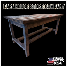 Load image into Gallery viewer, Timber Framed Deluxe Gun Concealment American Flag Coffee Table
