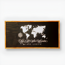 Load image into Gallery viewer, Large Vintage World Map Concealment Wall Art
