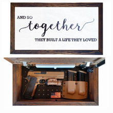 Load image into Gallery viewer, Together Deluxe Handgun Concealment Wall Art
