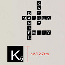 Load image into Gallery viewer, Scrabble Letter Accent Wall Crossword Decor Bundles
