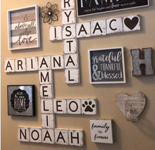 Load image into Gallery viewer, Scrabble Letter Accent Wall Crossword Decor Bundles
