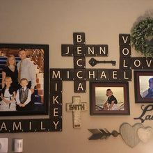 Load image into Gallery viewer, Scrabble Letter Accent Wall Crossword Decor Bundles
