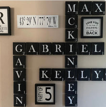 Load image into Gallery viewer, Scrabble Letter Accent Wall Crossword Decor Bundles
