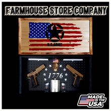 Load image into Gallery viewer, Army American Flag Concealment Wall Art

