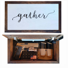 Load image into Gallery viewer, Gather Deluxe Handgun Concealment Wall Art
