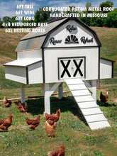 Load image into Gallery viewer, Free Range Premium Handcrafted Dutch Style Gambrel Barndominium/Bunkhouse Chicken Coop &amp; Enclosed Run Options
