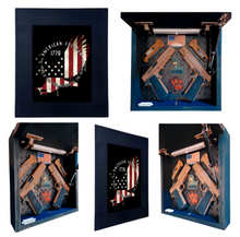 Load image into Gallery viewer, American Eagle 1776 Deluxe Gun Concealment Picture Frame
