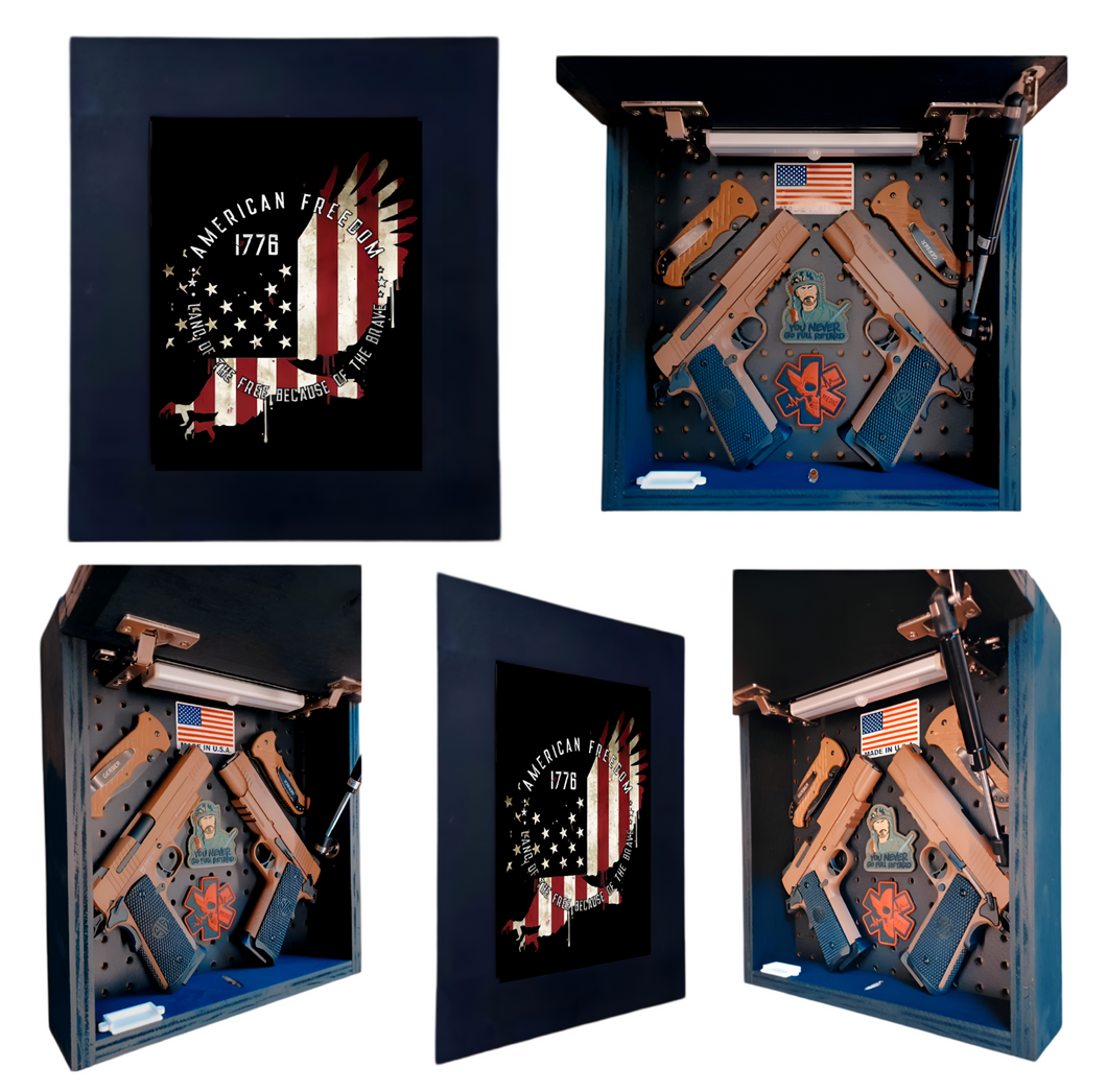 American Eagle 1776 Deluxe Gun Concealment Picture Frame