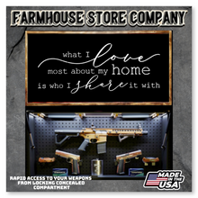 Load image into Gallery viewer, Gun Concealment Flag Deluxe Wall Art Charred Black What I Love Design
