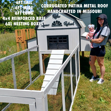 Load image into Gallery viewer, Free Range Premium Handcrafted Dutch Style Gambrel Barndominium/Bunkhouse Chicken Coop &amp; Enclosed Run Options
