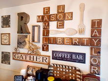 Load image into Gallery viewer, Scrabble Letter Accent Wall Crossword Decor Bundles
