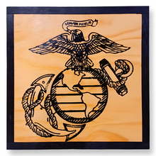 Load image into Gallery viewer, US Marines Deluxe Handgun Concealment Wall Art
