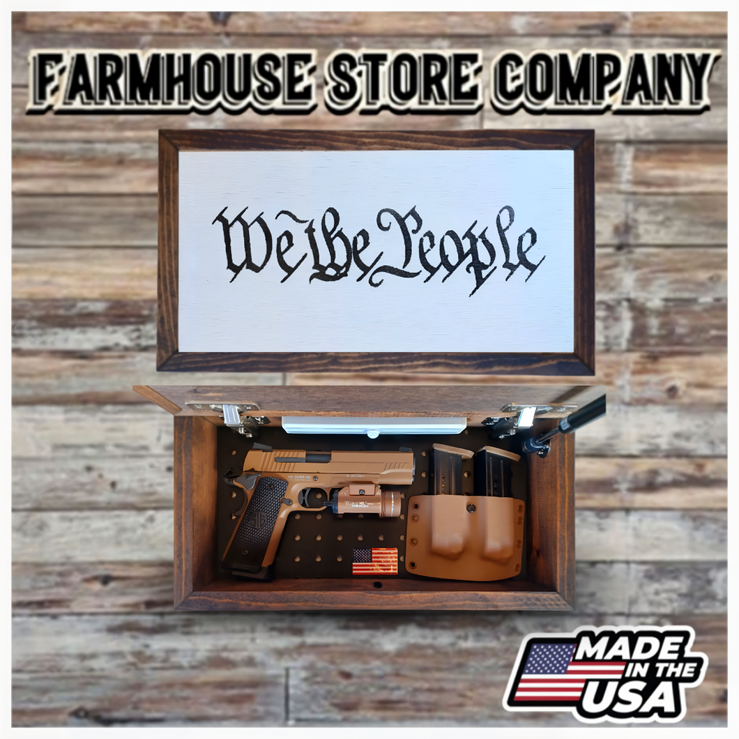 We The People Deluxe Handgun Concealment Wall Art