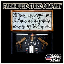 Load image into Gallery viewer, Adventure Deluxe Gun Concealment Flag Wall Art
