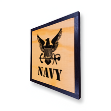 Load image into Gallery viewer, US Navy Deluxe Handgun Concealment Wall Art
