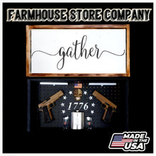 Load image into Gallery viewer, Gather Deluxe Gun Concealment Flag Wall Art
