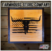Load image into Gallery viewer, Longhorn America Deluxe Handgun Concealment Wall Art
