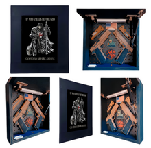 Load image into Gallery viewer, Christian Warrior Deluxe Gun Concealment Picture Frame
