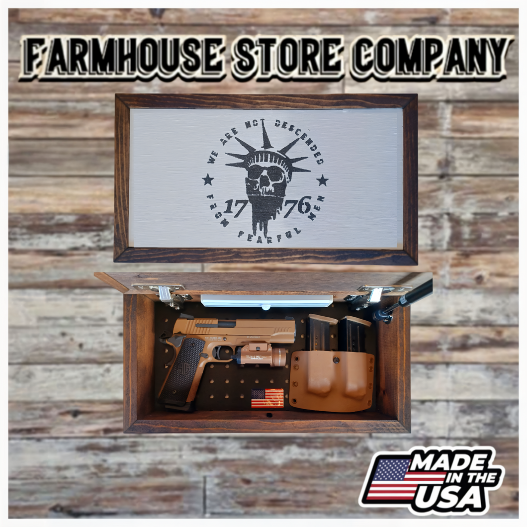 Men of 1776 Deluxe Handgun Concealment Wall Art