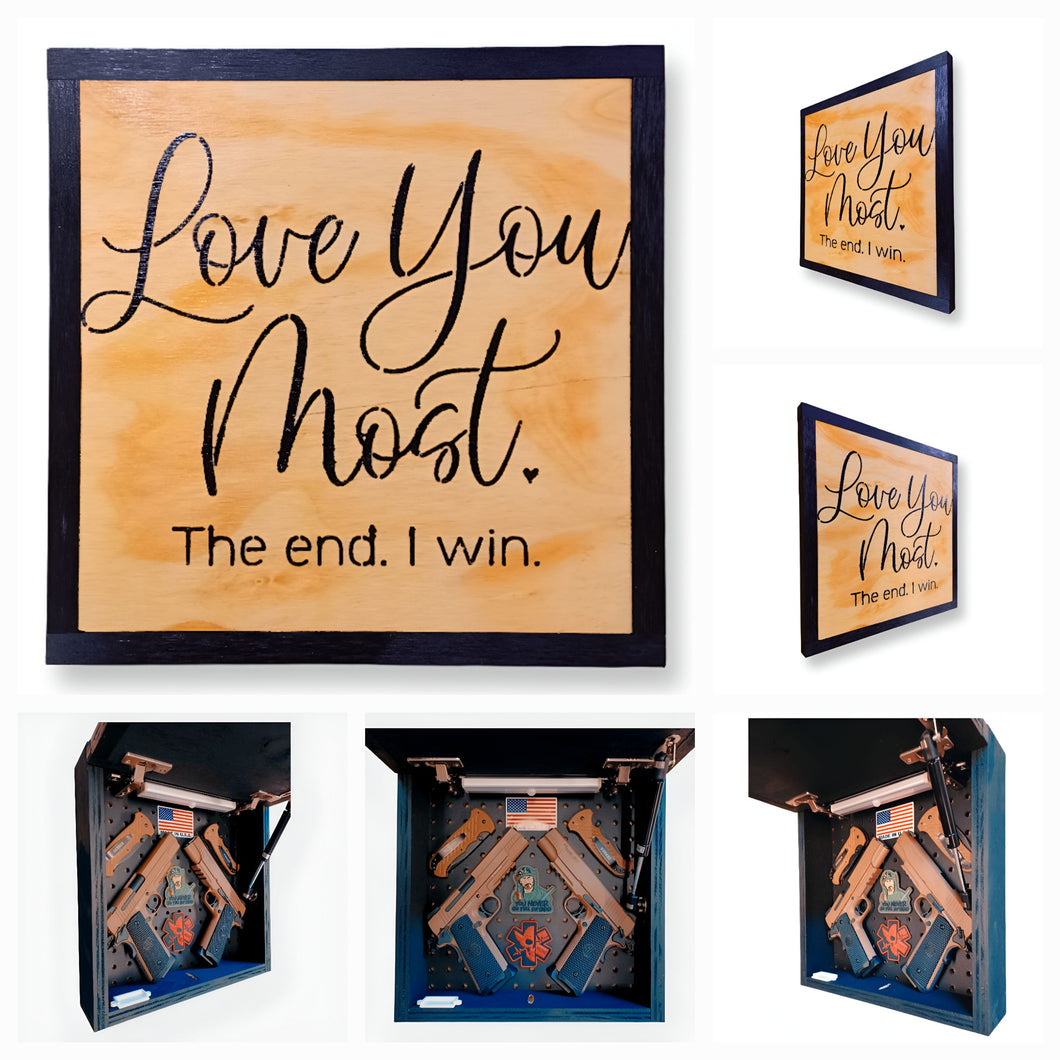 Love You Deluxe Handgun Concealment Wall Art