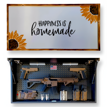 Load image into Gallery viewer, Large Happiness Is Homemade Concealment Wall Art
