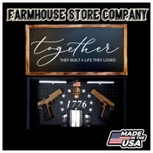 Load image into Gallery viewer, Deluxe Together Handgun Concealment Wall Art
