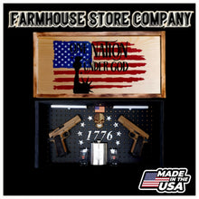 Load image into Gallery viewer, One Nation American Flag Concealment Wall Art
