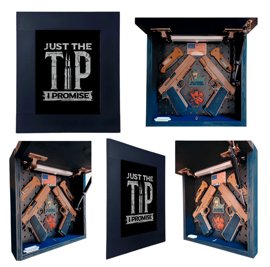 Just The Tip Deluxe Gun Concealment Picture Frame