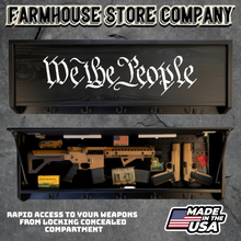 Load image into Gallery viewer, Gun Concealment Coat Rack Black Unit We The People Design
