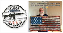 Load image into Gallery viewer, Deluxe Charred Don&#39;t Tread On Me Flag Handgun Concealment Wall Art
