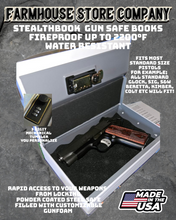 Load image into Gallery viewer, Gun Safe Book Route 66 Design Tactical StealthBook
