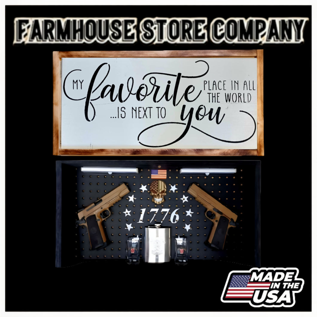 My Favorite Place Concealment Wall Art