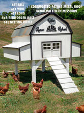 Load image into Gallery viewer, Free Range Premium Handcrafted Dutch Style Gambrel Barndominium/Bunkhouse Chicken Coop &amp; Enclosed Run Options
