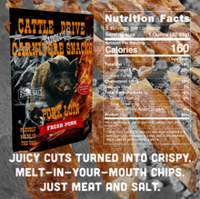 Load image into Gallery viewer, Carnivore Snacks &quot;Meat Chip&quot; Pork Loin
