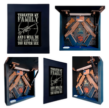 Load image into Gallery viewer, My Family Deluxe Gun Concealment Picture Frame
