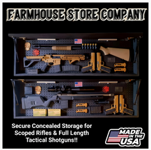 Load image into Gallery viewer, Half American Flag &amp; We The People Gadsden Long Rifle Gun Concealment Flag Wall Art
