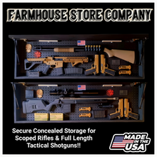 Load image into Gallery viewer, Half American Flag &amp; We The People Gadsden Long Rifle Gun Concealment Flag Wall Art
