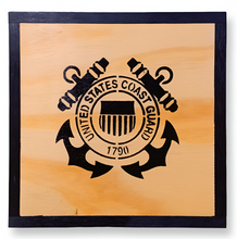 Load image into Gallery viewer, US Coast Guard Deluxe Handgun Concealment Wall Art
