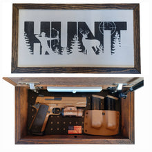 Load image into Gallery viewer, Hunt Deluxe Handgun Concealment Wall Art
