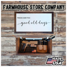 Load image into Gallery viewer, Good Old Days Deluxe Handgun Concealment Wall Art
