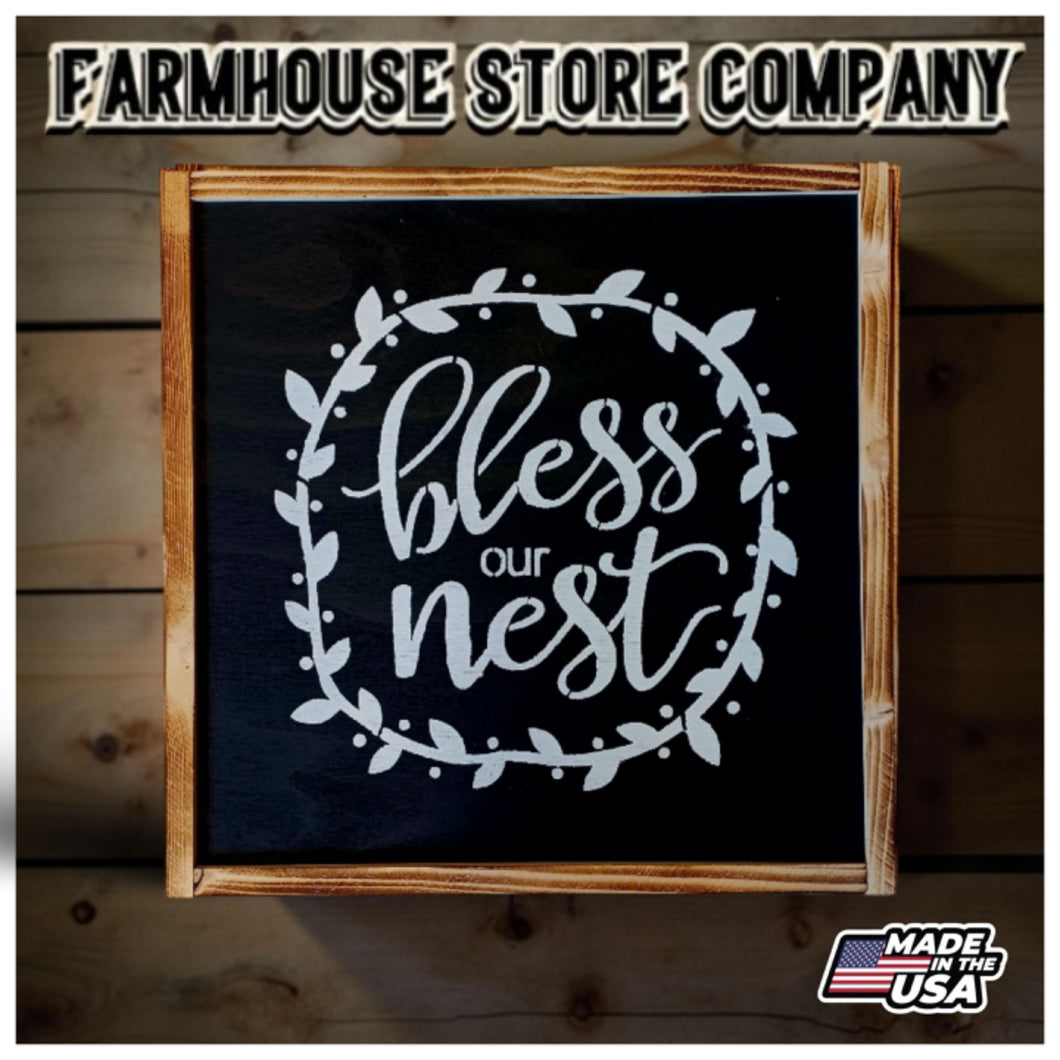 Bless this Nest Deluxe Handgun Concealment Wall Art